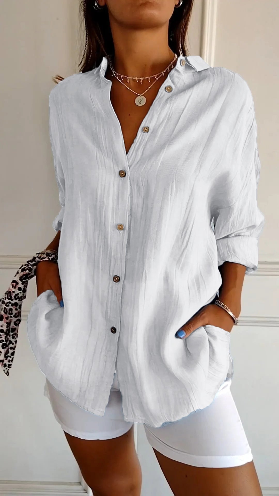 Krisha - Blouse Oversized Élégante