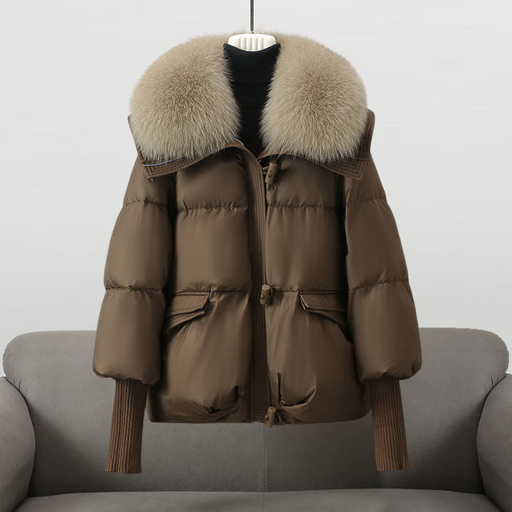 Lorance™| Manteau Luxe à Col en Fourrure
