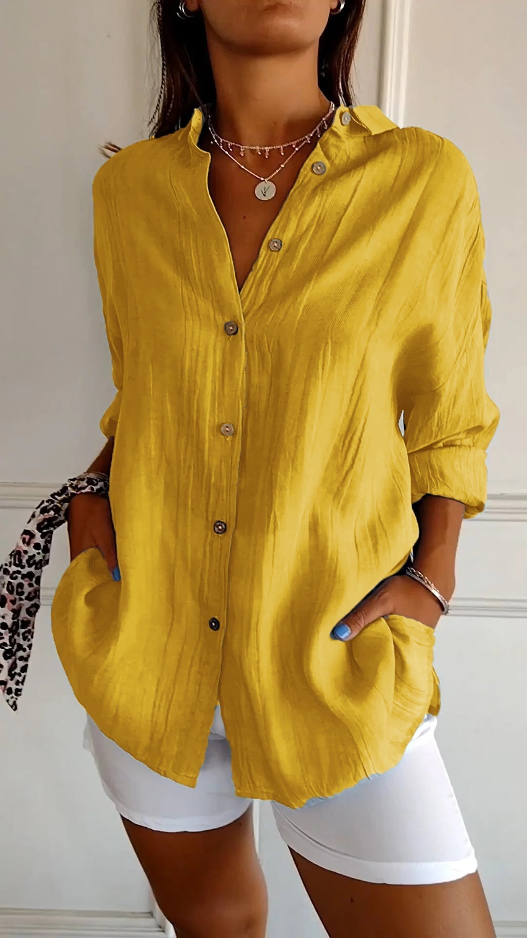 Krisha - Blouse Oversized Élégante