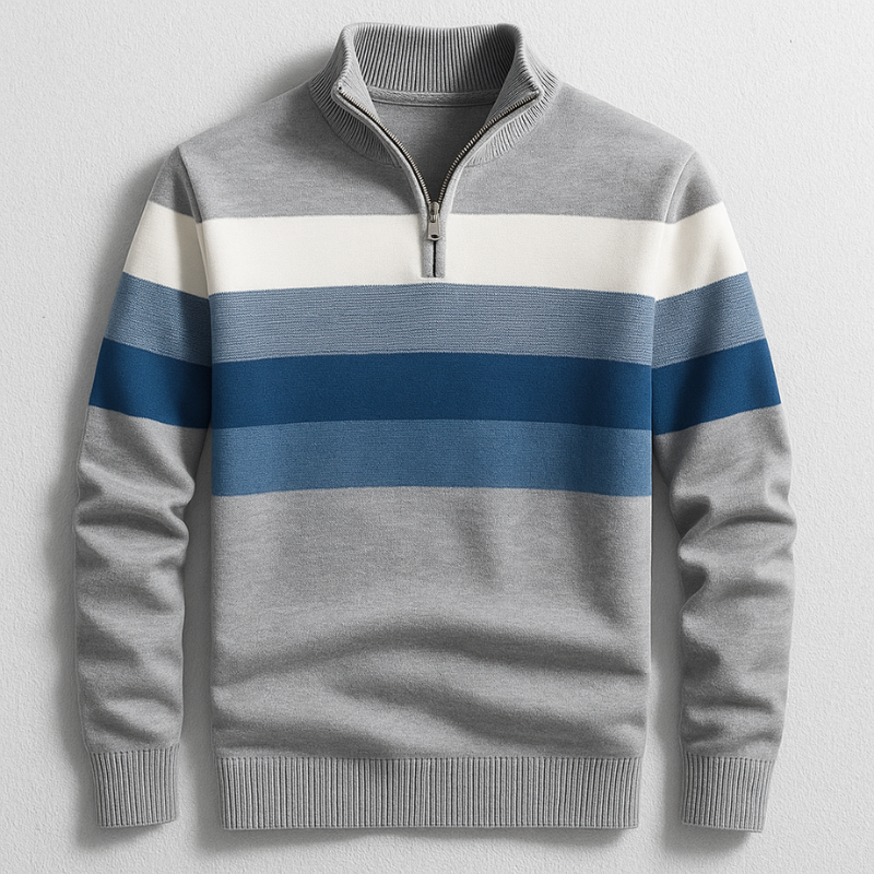 DUMONT LYON | PULLOVER AVEC ZIP POUR HOMME