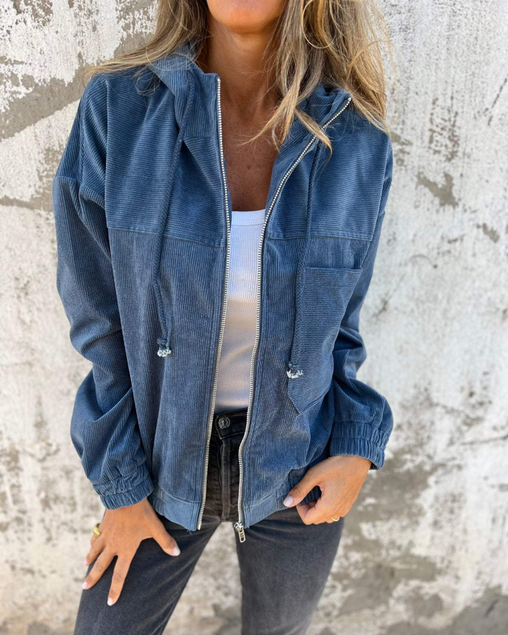 Lorance™|Veste en Velours Côtelé