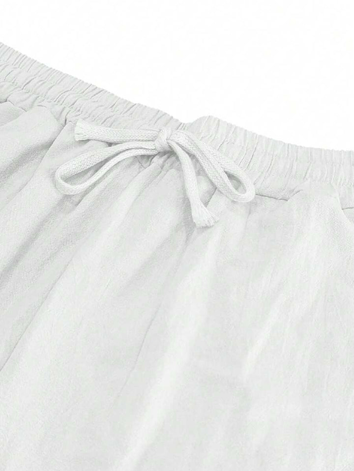 MATHIS | PANTALON LÉGER EN LIN AVEC CORDON