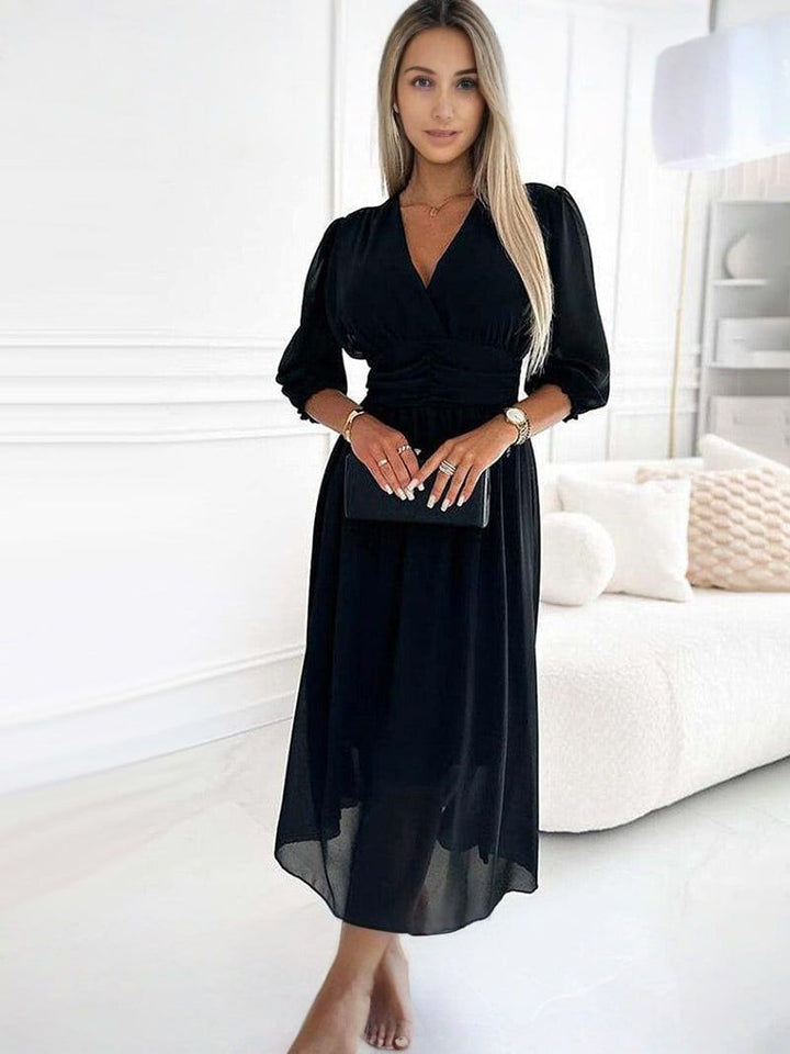 AMALIA | Robe mide en mousseline