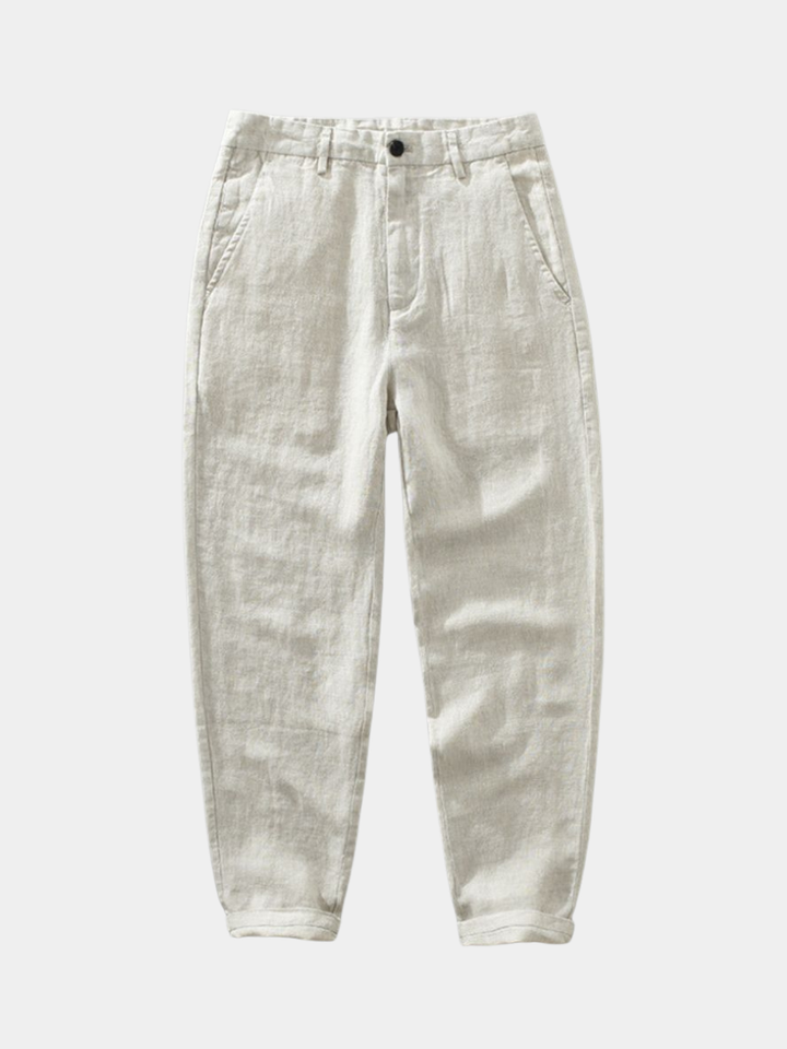 DUMONT LYON | PANTALONS DROITS EN LIN
