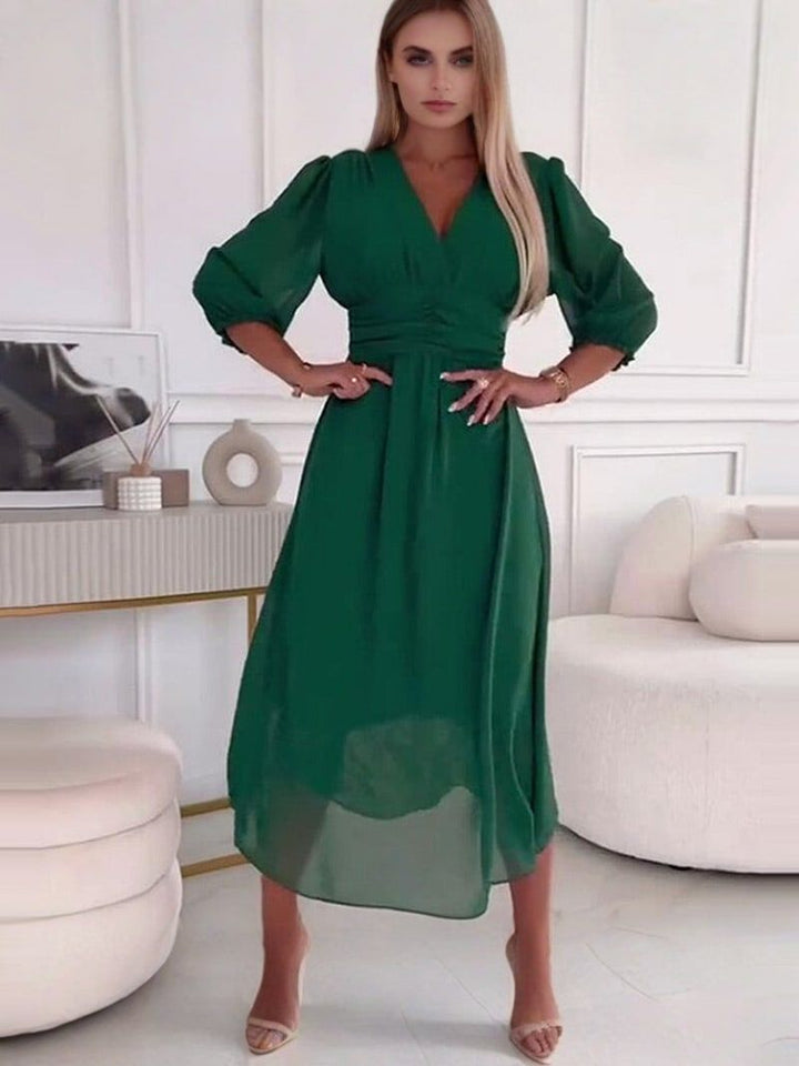 AMALIA | Robe mide en mousseline