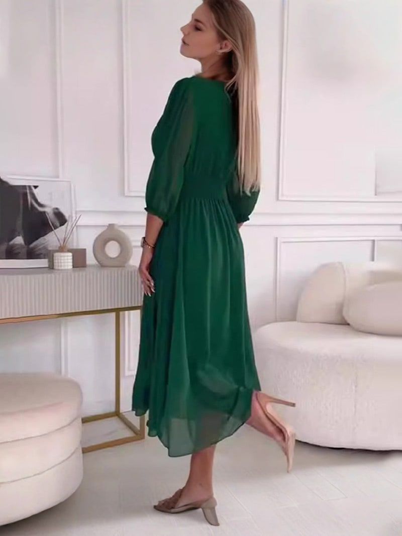 AMALIA | Robe mide en mousseline