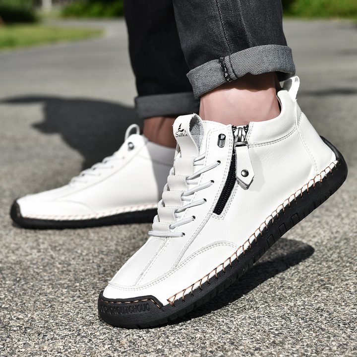 DUMONT LYON | CHAUSSURES EN NABUK AVEC ZIP POUR HOMME