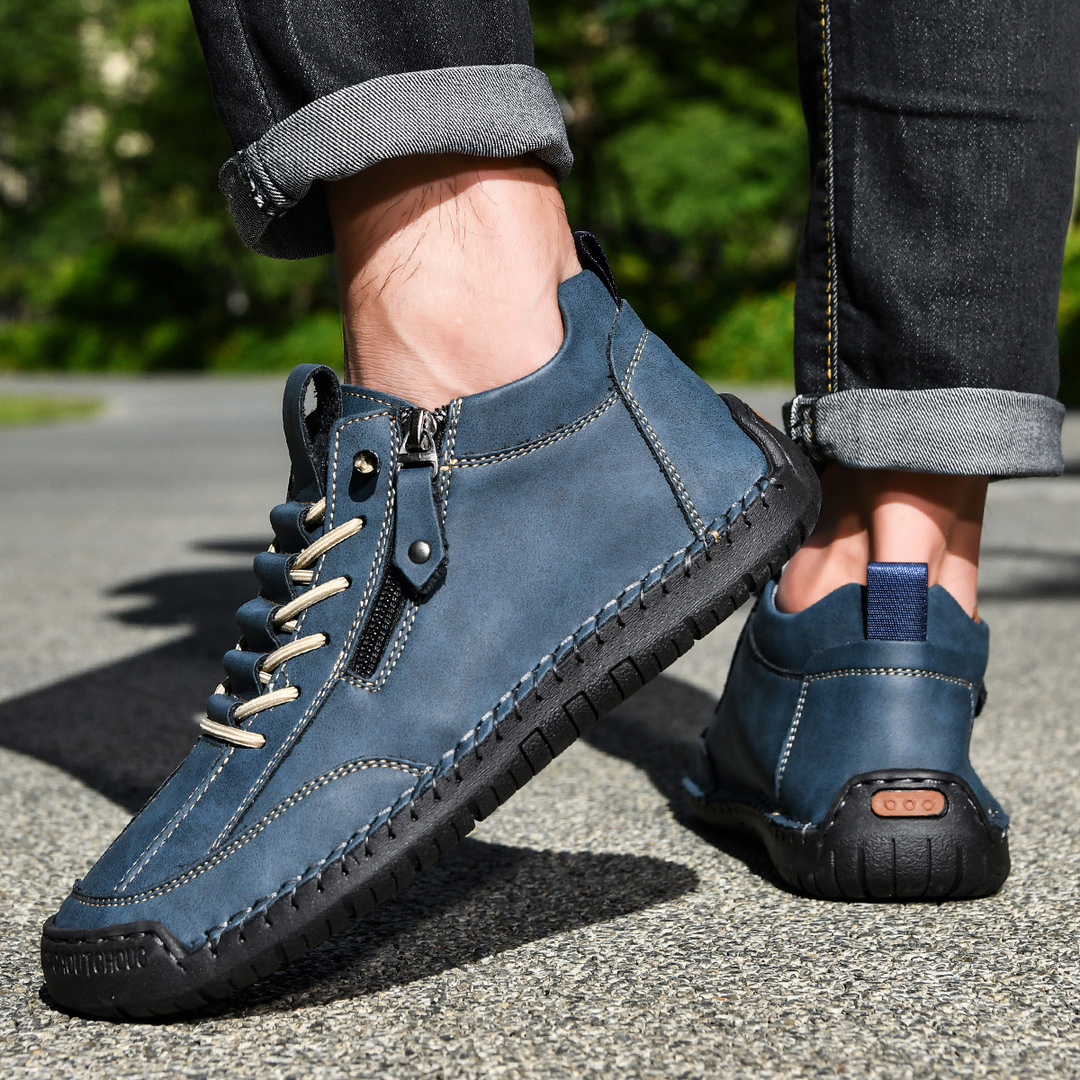 DUMONT LYON | CHAUSSURES EN NABUK AVEC ZIP POUR HOMME