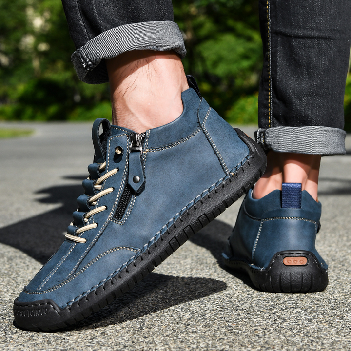 DUMONT LYON | CHAUSSURES EN NABUK AVEC ZIP POUR HOMME