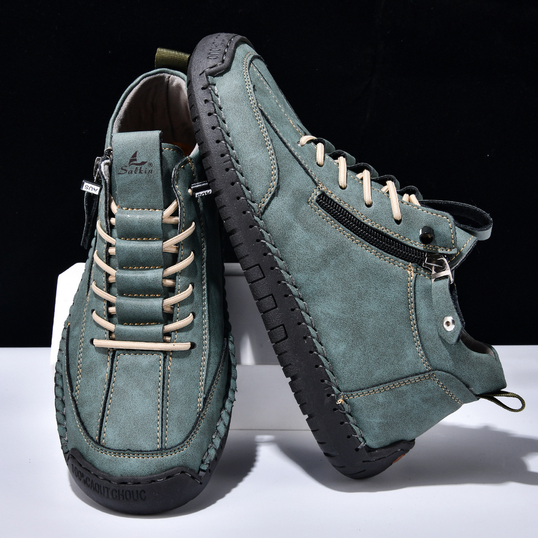 DUMONT LYON | CHAUSSURES EN NABUK AVEC ZIP POUR HOMME