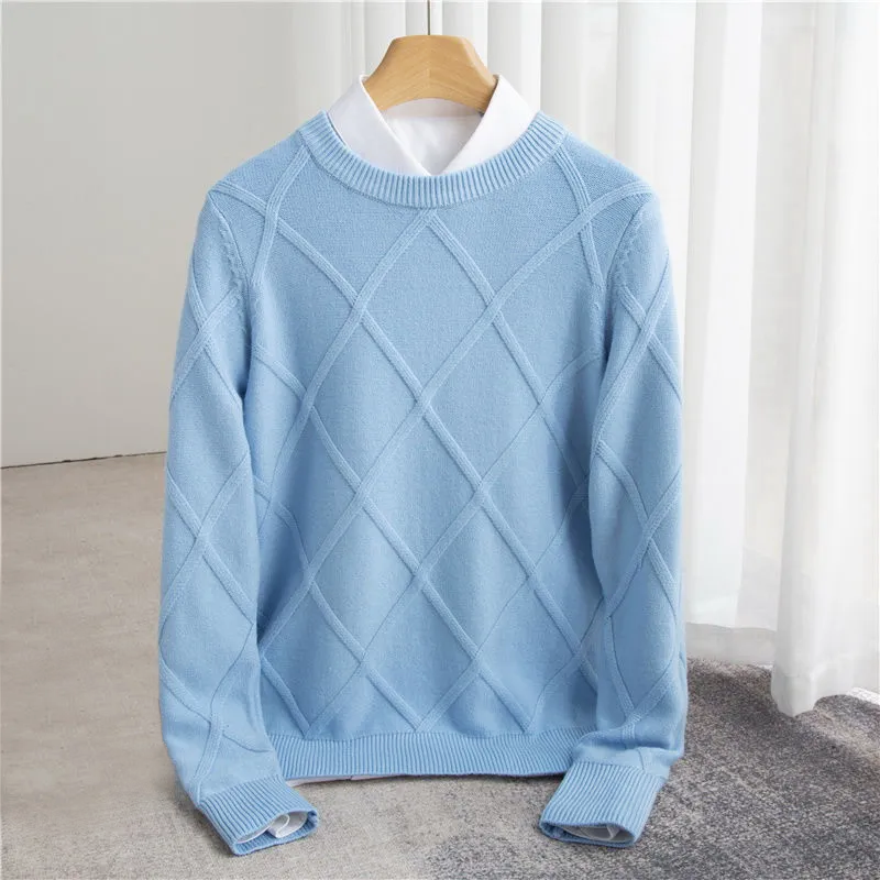 Dumont Lyon | Pull Argyle en Cachemire