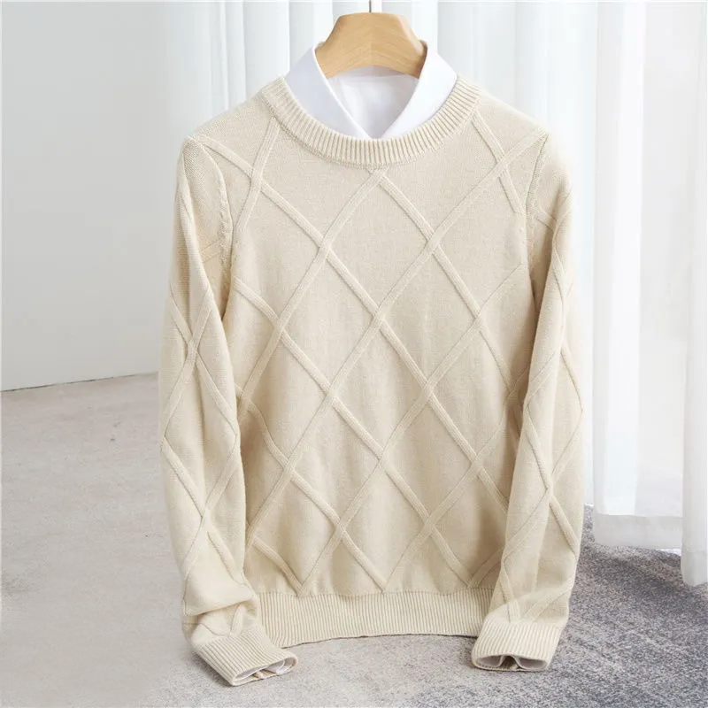 Dumont Lyon | Pull Argyle en Cachemire