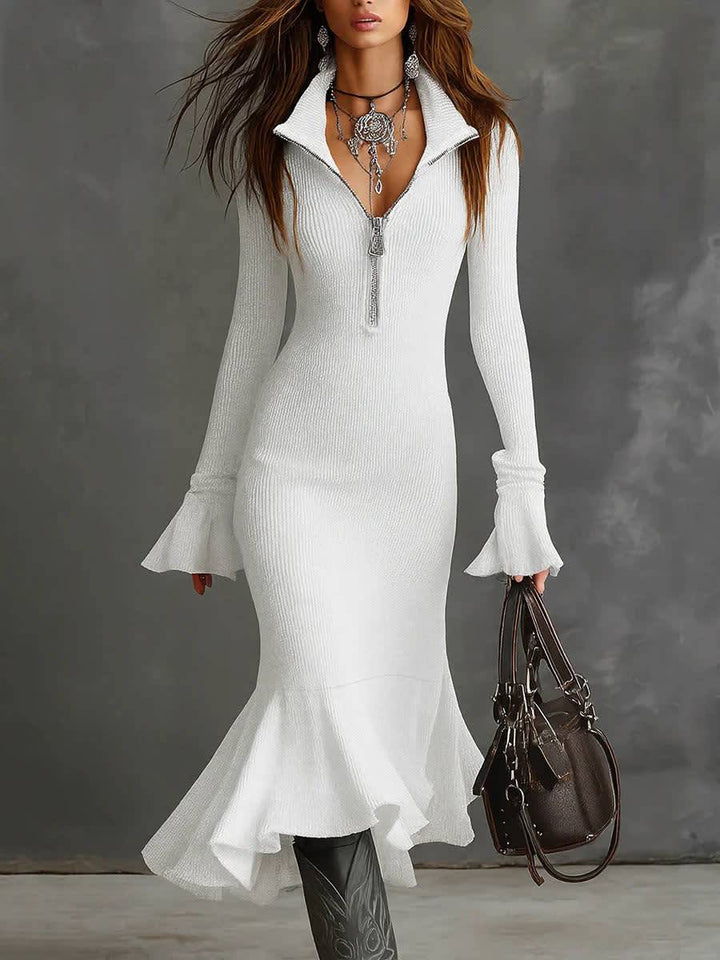 YSELLE | Robe longue élégante a coupe sirène