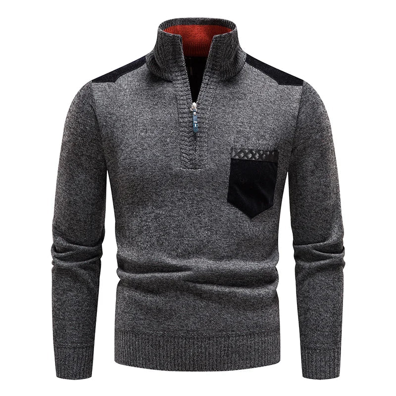 DUMONT LYON | PULL HOMME EN POLAIRE AVEC ZIP