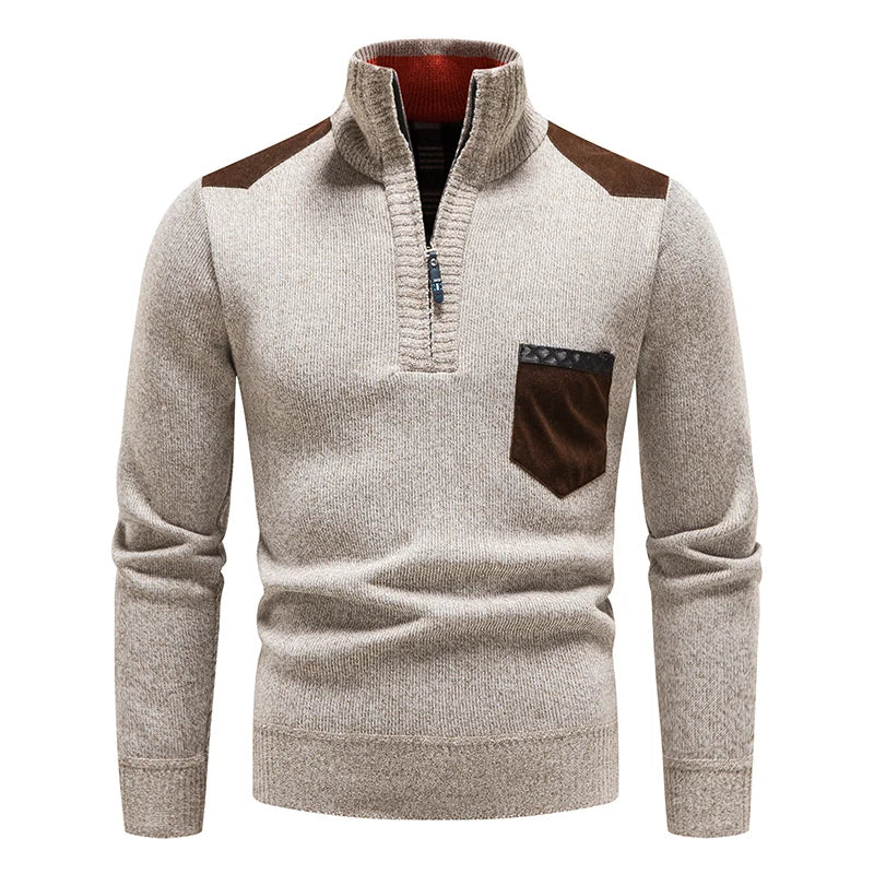 DUMONT LYON | PULL HOMME EN POLAIRE AVEC ZIP