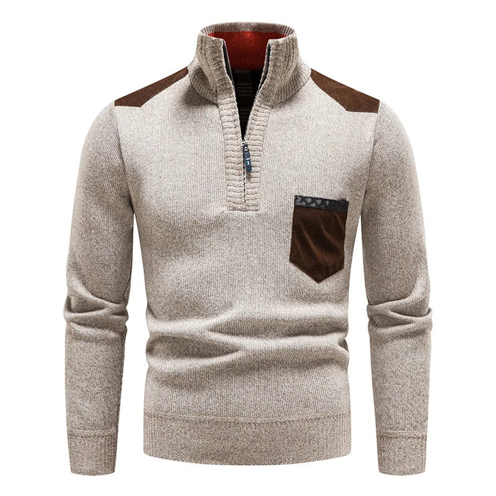 DUMONT LYON | PULL HOMME EN POLAIRE AVEC ZIP