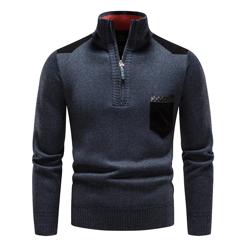 DUMONT LYON | PULL HOMME EN POLAIRE AVEC ZIP