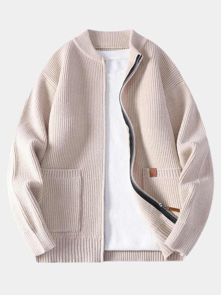 DUMONT LYON | VESTE ZIP HOMME À CÔTES