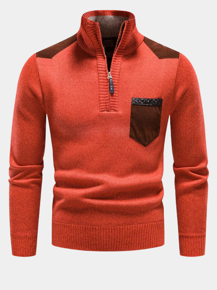 DUMONT LYON | PULL HOMME EN POLAIRE AVEC ZIP